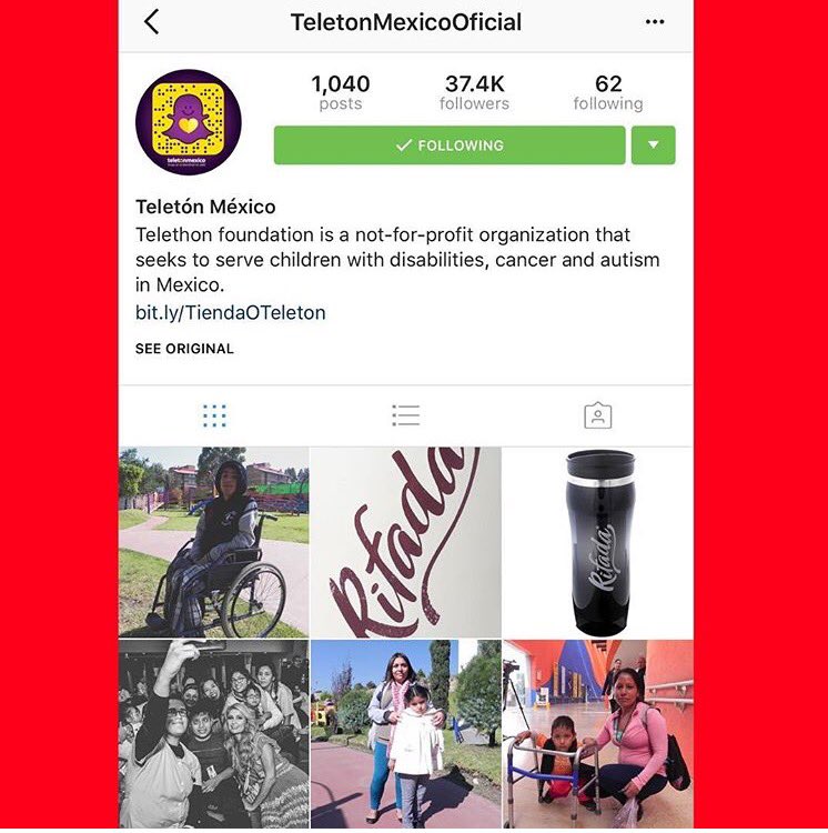 Please follow & support this wonderful foundation #TeletonMexicoOficial. ❤️ https://t.co/zraRYTFiGX https://t.co/tK7dV4vpPO