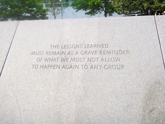 RT @davidcnswanson: This is on the memorial in DC to the Japanese internment camps. https://t.co/n3Kq5QmPnf