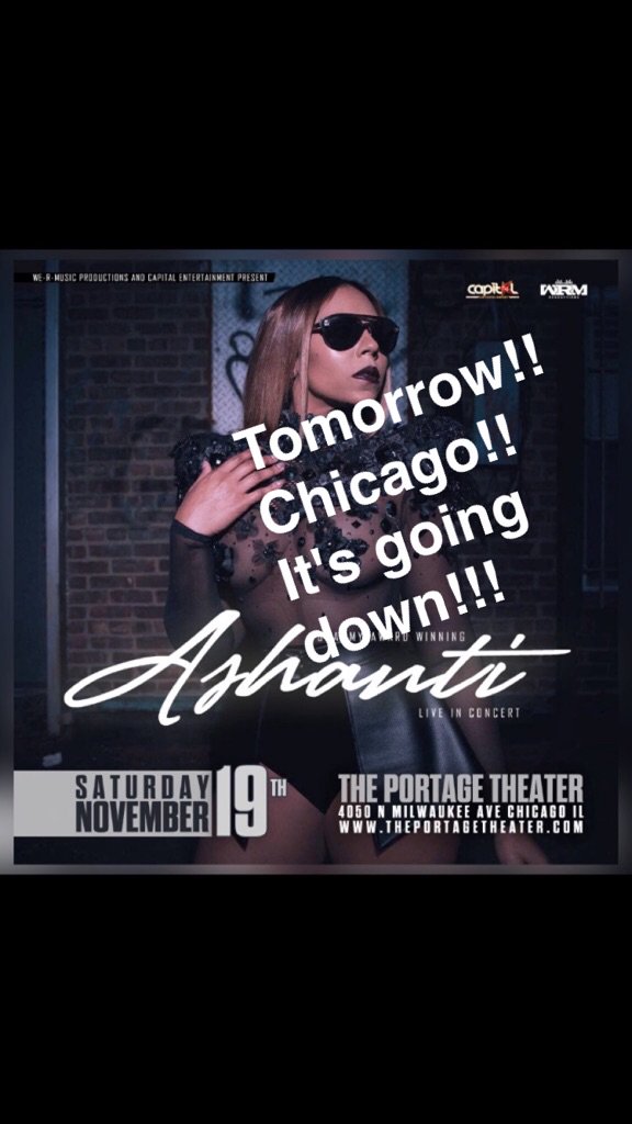 Tomorrow chi town let's go!!! See u there! https://t.co/5N78SdOOOd
