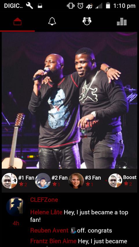 RT @frantzie_17: @wyclef hey Clef I just be came a top fan one #Clefzone! https://t.co/fiaTDhUbzt