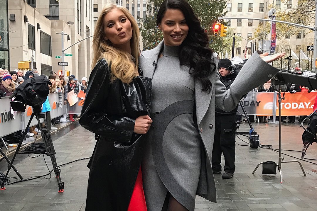 Happy #VSFashionShow day, Angels! @elsahosk & @AdrianaLima are kicking
things off at the @TODAYshow. https://t.co/0G4xMy9sEA