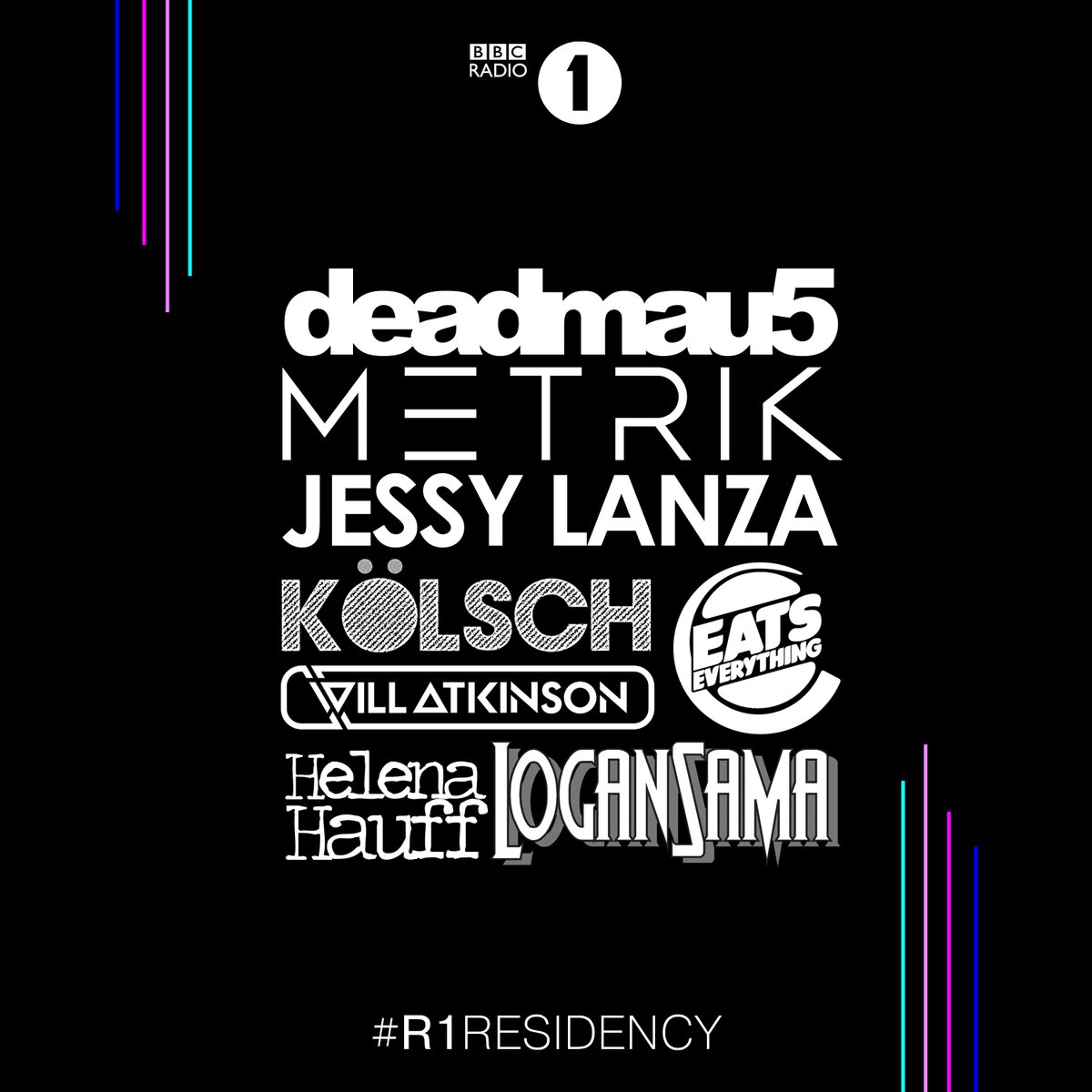RT @BBCR1: We're very pleased to announce our new lineup for the #R1Residency! https://t.co/Tv32pIlgQw