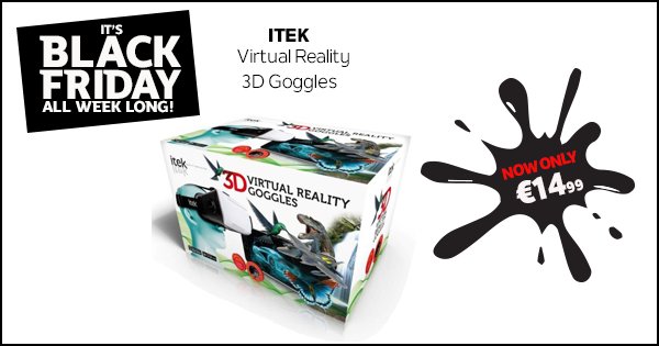 Turn your smartphone into a VR viewer with the iTek VR goggles! Get yours here; https://t.co/UfNsmHOLlW #BlackFriday https://t.co/GQMwqIYafN