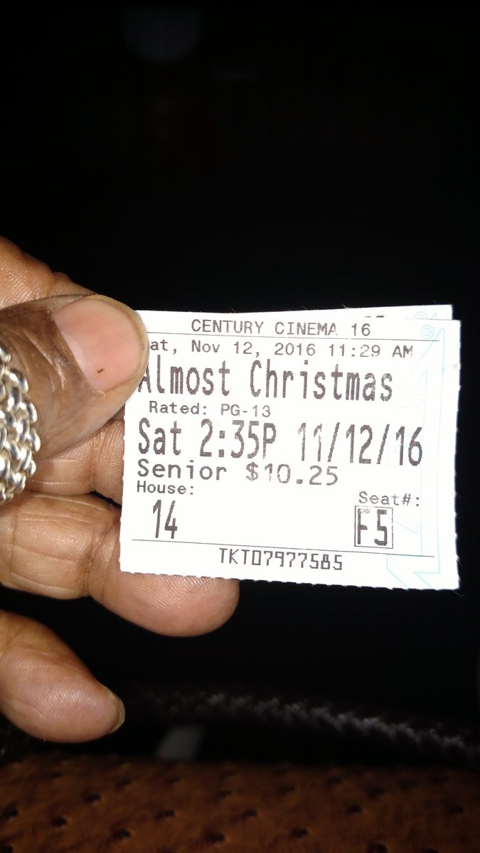 RT @MsDebbieDebDeb: @itsgabrielleu I've seen it once and going back again tomorrow! #AlmostChristmas https://t.co/UrsaOvlsoR