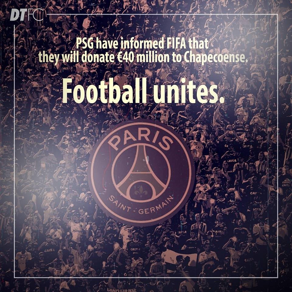 RT @dreamteamfc: An amazing gesture from PSG ???? https://t.co/uQxIELEYKS