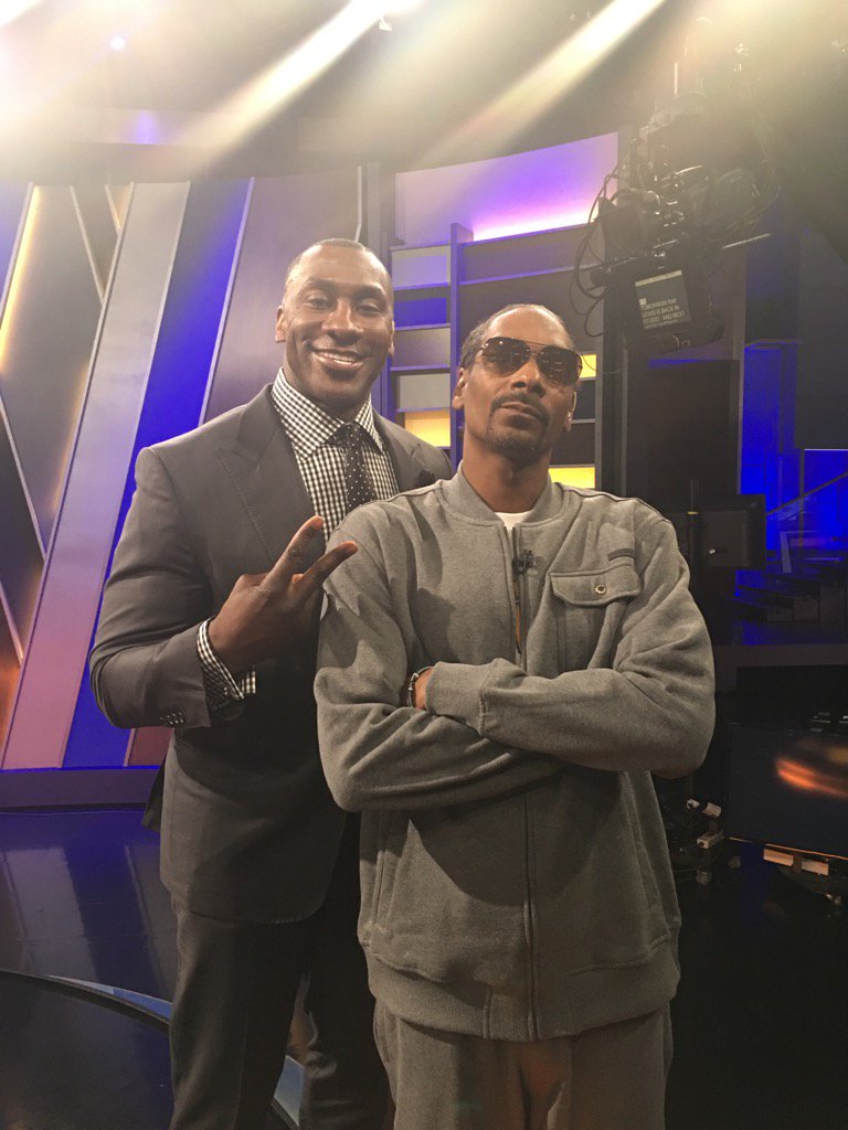 RT @ShannonSharpe: Me and @SnoopDogg. He's a gr8 guy and REAL. https://t.co/IlU5Iew24d