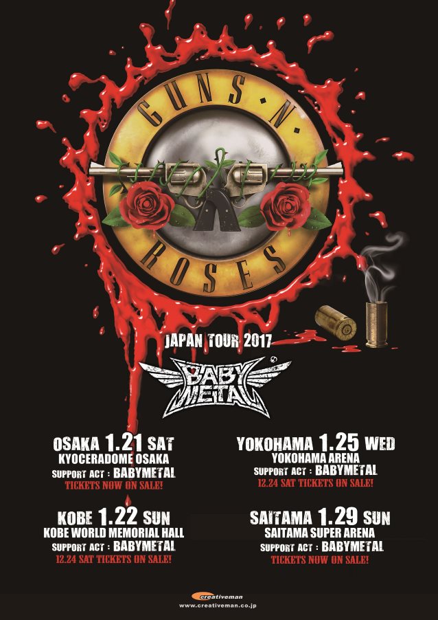 BABYMETAL To Support GUNS N' ROSES On Japanese Tour https;//t.co/F09em8PBiR https;//t.co/1bEfqbytfG