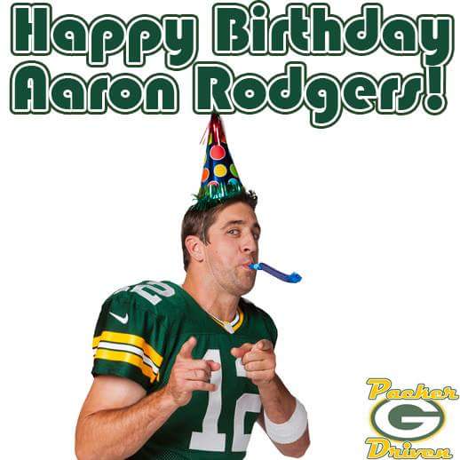 Aaron Rodgers's Birthday Celebration | HappyBday.to