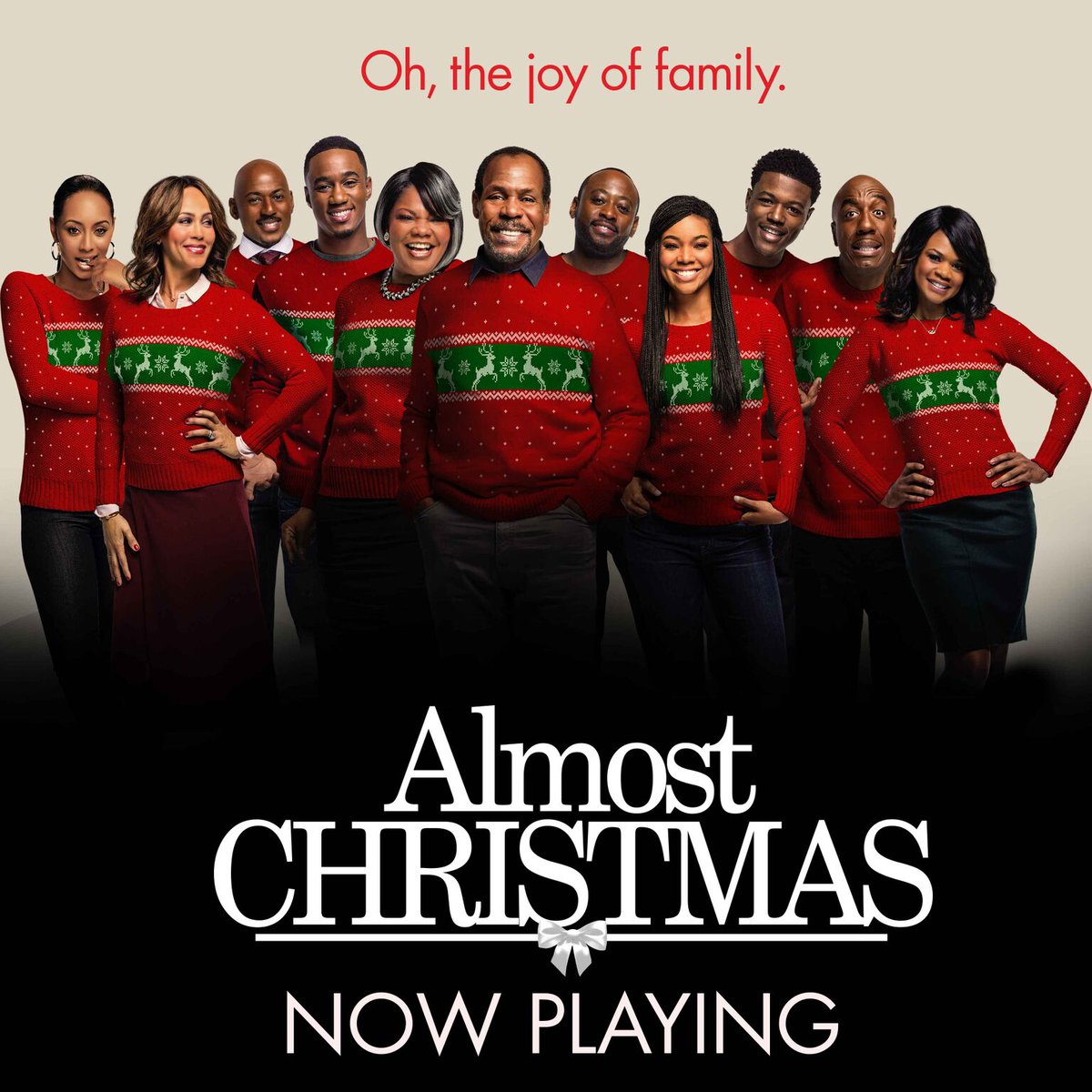 Now that it's December, the holiday spirit is alive more than ever! Come laugh with our #AlmostChristmas family! https://t.co/OVnO4iBWoq