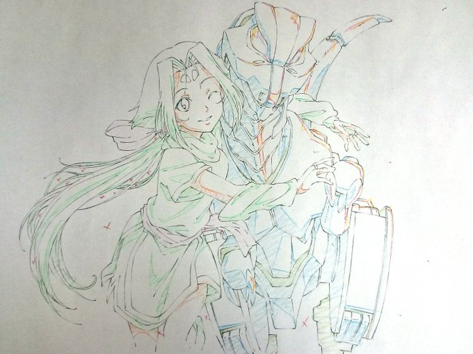 イゼッタで名前が出る度にゾイドがよぎっていたので、息抜きにフィーネとジークを落書き。 イゼッタで名前が出る度にゾイドがよぎっていたので、息抜きにフィーネとジークを落書き。