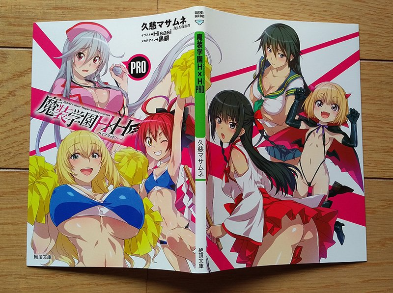 絶頂文庫より発売中の『魔装学園H×H PRO』のカバーイラスト! 絶頂文庫って何? 実はBD&DVD1巻の特典短 絶頂文庫より発売中の『魔装学園H×H PRO』のカバーイラスト! 絶頂文庫って何? 実はBD&DVD1巻の特典短