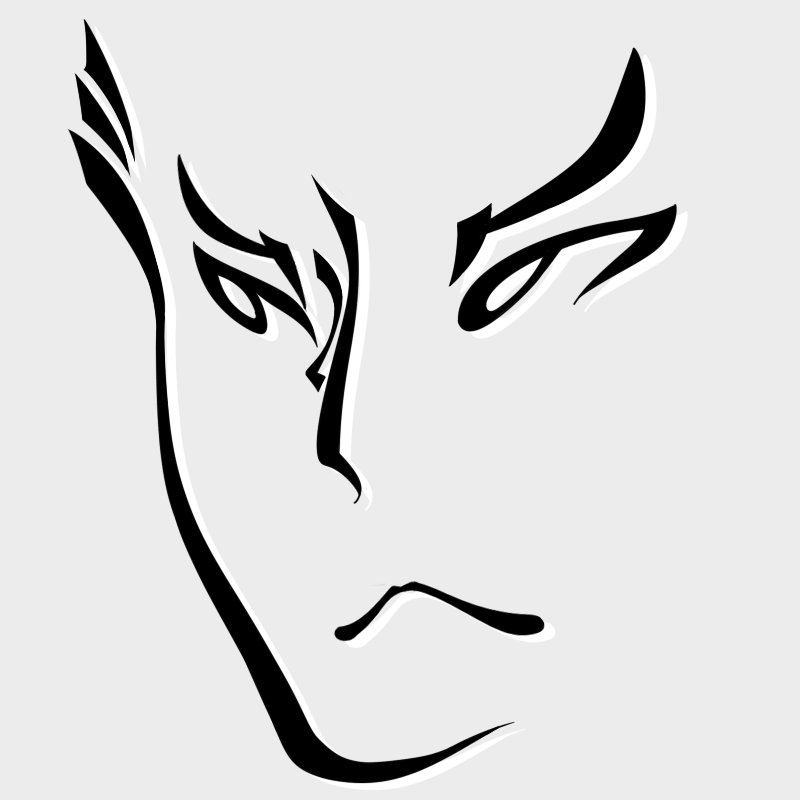 なんか凄いイケメンの へのへのもへじ が描けたのでみんな見て ツイナビ