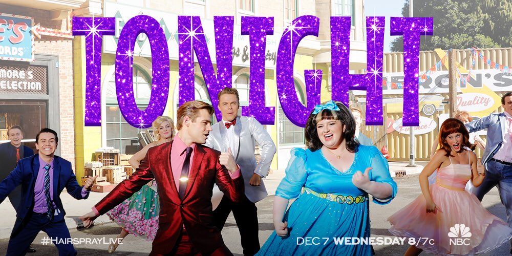 Can't wait for @HairsprayLive tonight! Don't miss it! https://t.co/538qbgJP34