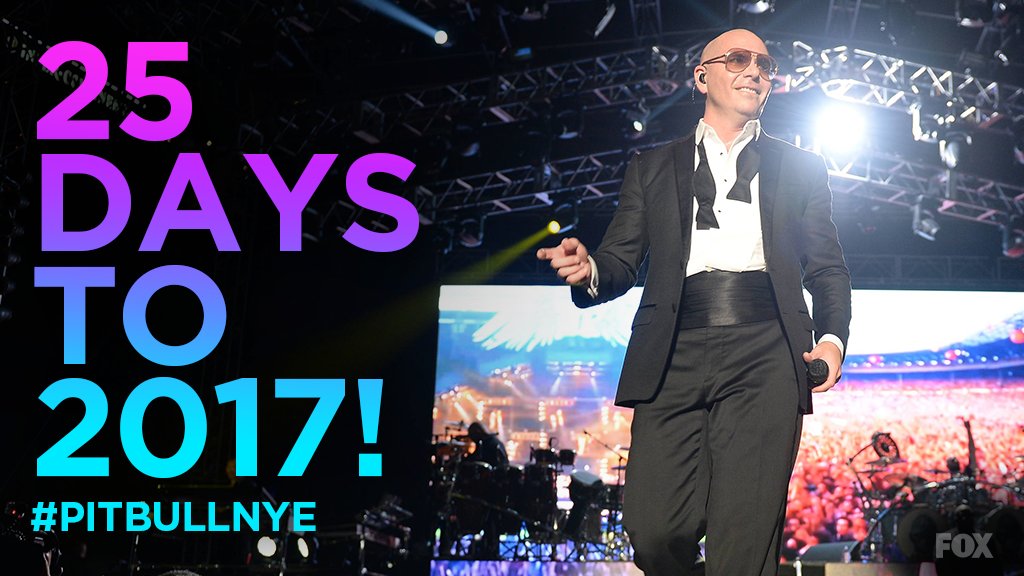 Who is ready for a New Year's Revolution? Don’t miss @PitbullNYE 12/31 on @FOXTV #PitbullNYE #Dale https://t.co/ofRG1dT8er