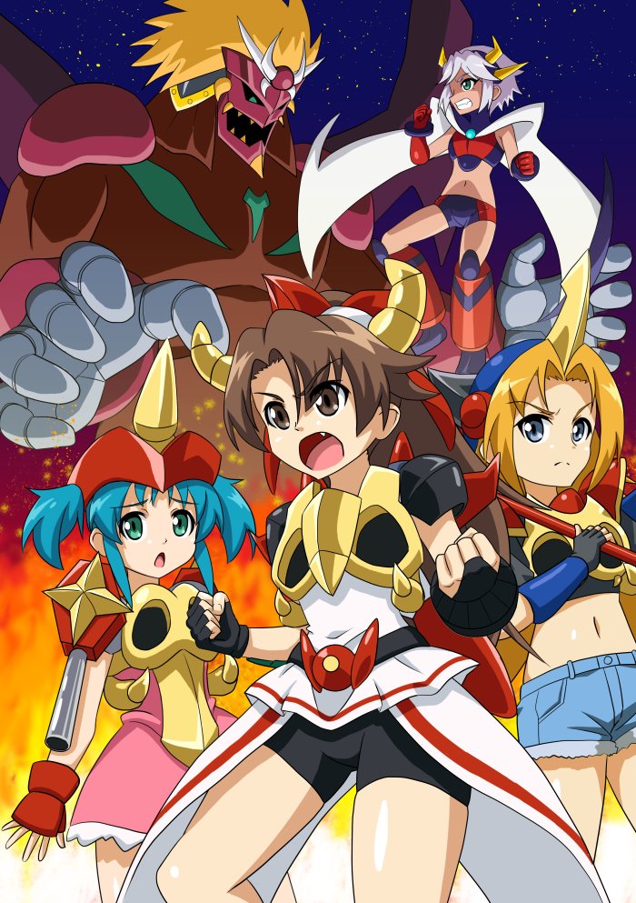 チームLODのイラストは、ロボットガールズLOD Everybody Burning!!を描き始める前に告知絵的な意味で チームLODのイラストは、ロボットガールズLOD Everybody Burning!!を描き始める前に告知絵的な意味で
