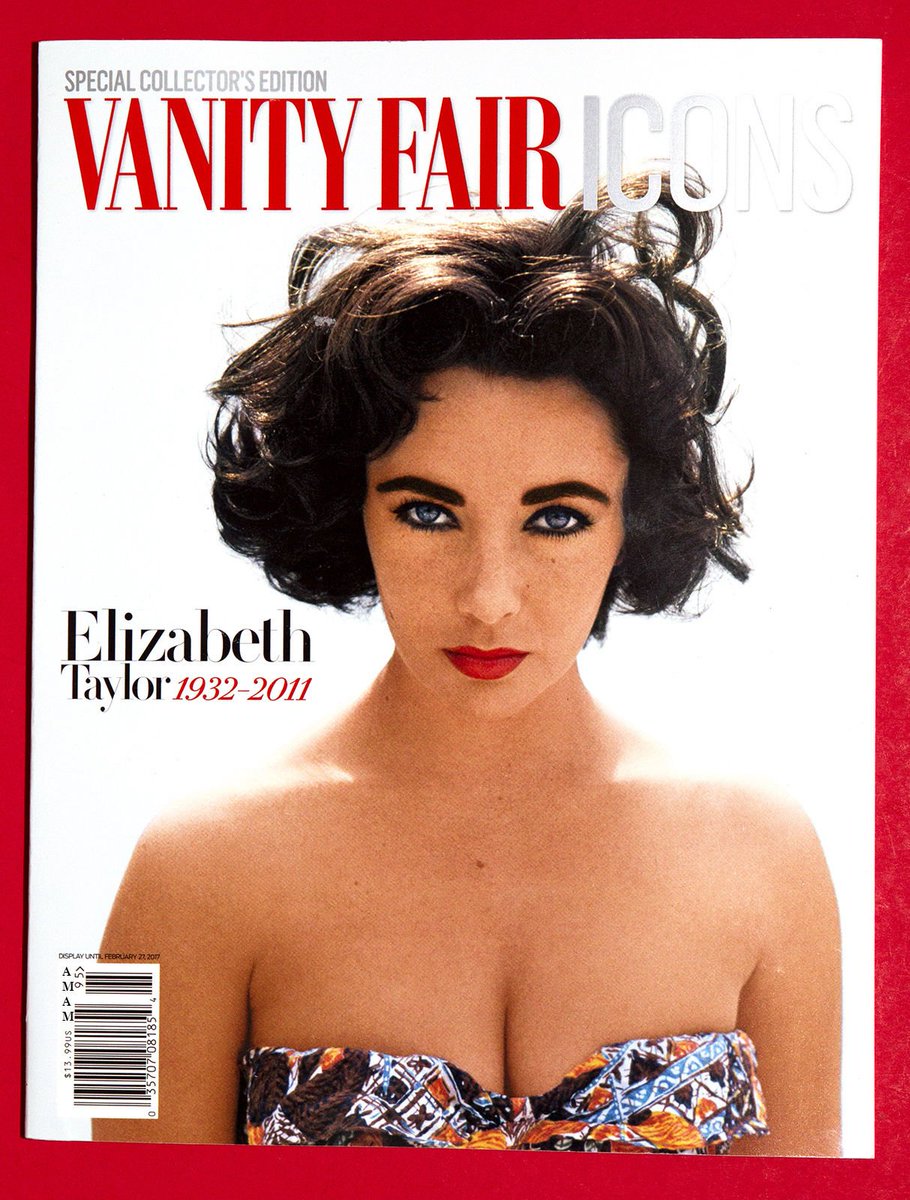 RT @ElizabethTaylor: #Icons @VanityFair on newsstands now. https://t.co/xjMU7ZrtDL