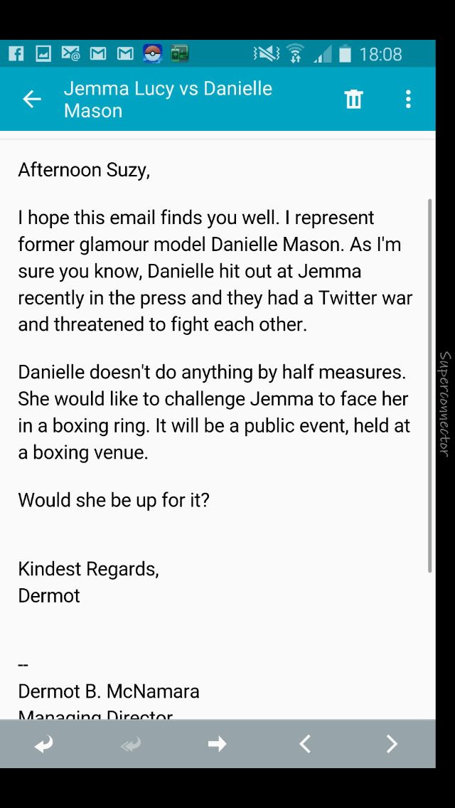 apparently she didn't know her agent msgd mine asking for a fight. Well 1 of u is lying.. not  sure which is worse ???? https://t.co/hpJrgrBBrW