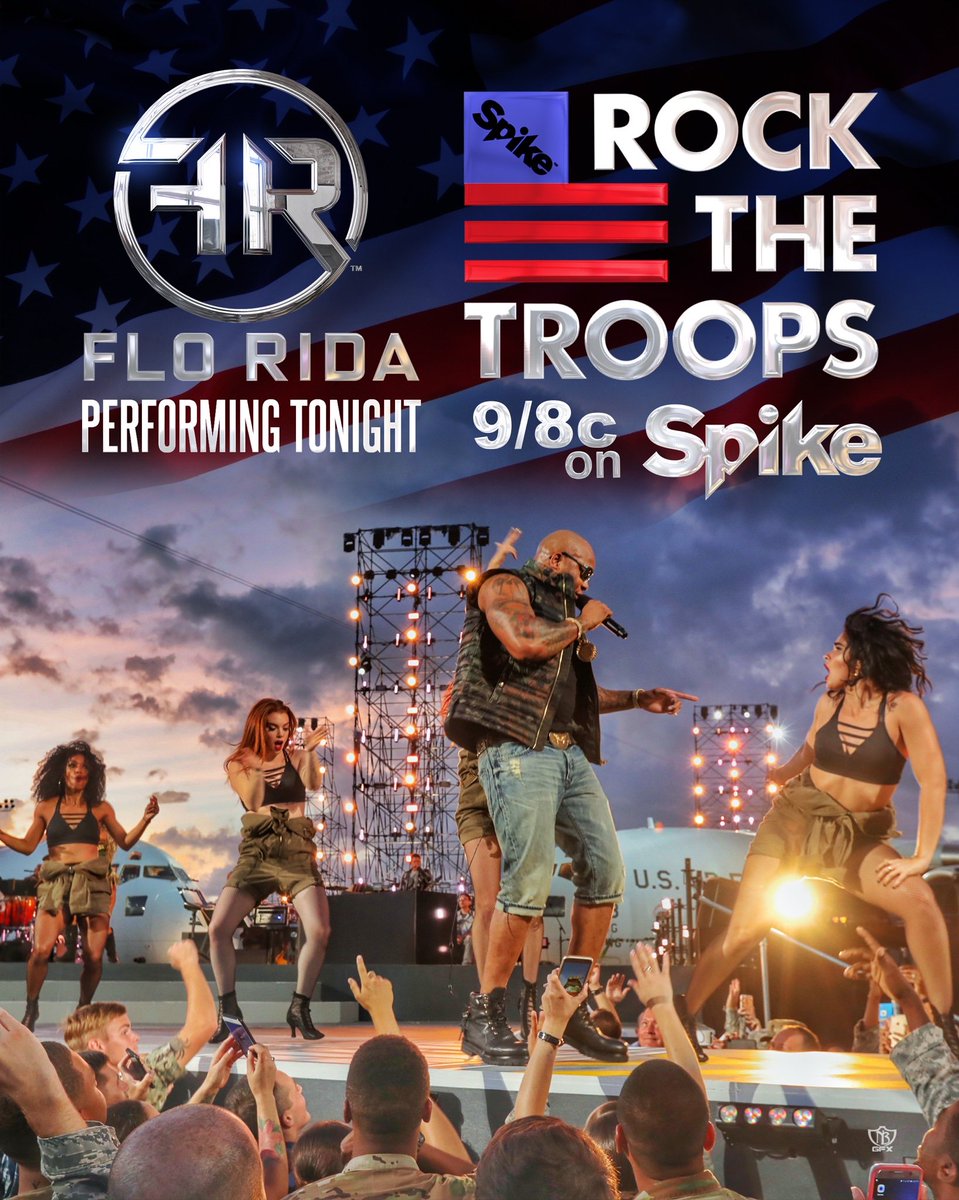 RT @Djtight: Don’t miss a special performance by @official_flo tonight on @spiketv!  #RockTheTroops @TheRock ???????? https://t.co/WPPaA0nGy3