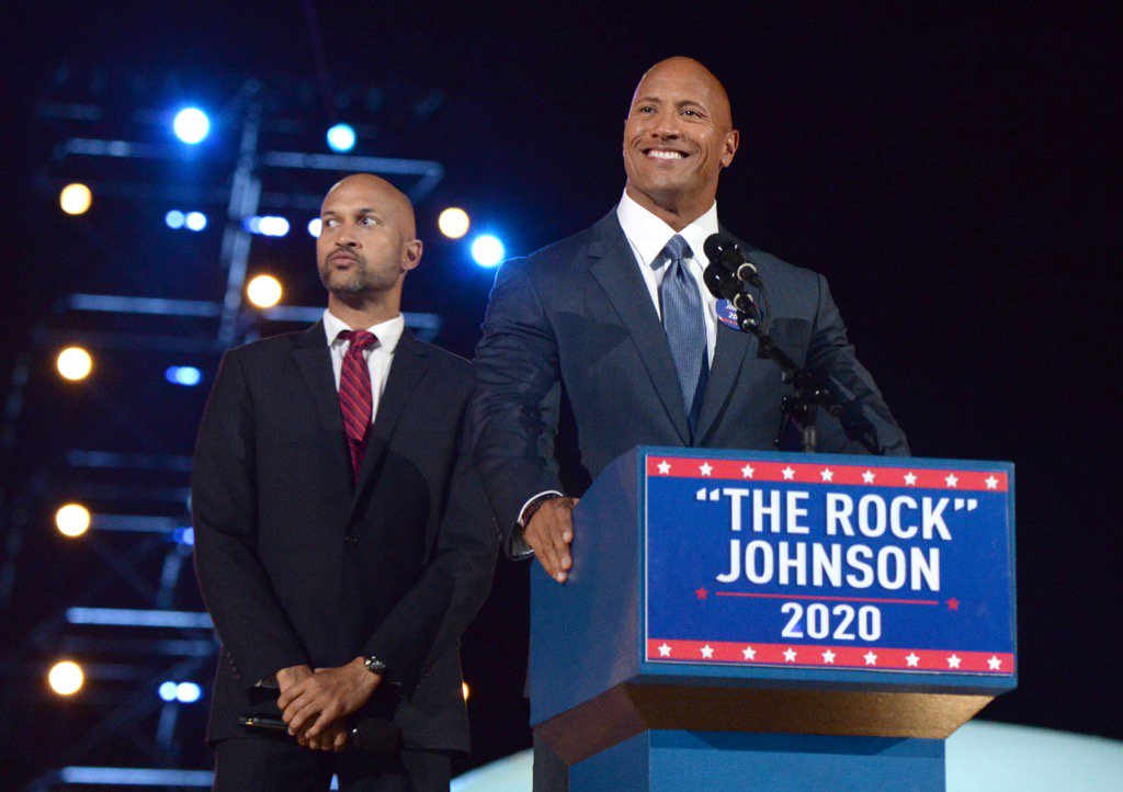 RT @spike: .@TheRock and @KeeganMKey, a winning duo. #RockTheTroops https://t.co/RZKWSP0wxy