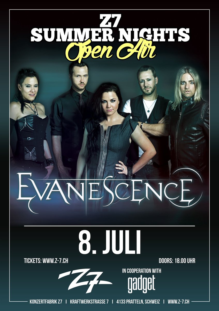 SWITZERLAND! Very excited to announce we will be playing at Z7 Summer Nights Open Air in PratteIn on July 8th! https://t.co/i4wojCdeMK
