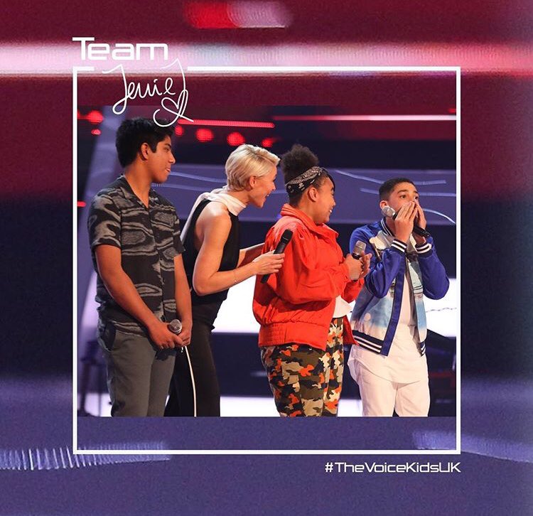 Amaree you’re through!!! And well done  Aiysha and Adi! So proud of you all ❤️???? #TeamJessieJ #TheVoiceKidsUK https://t.co/jcGJtUxu2X