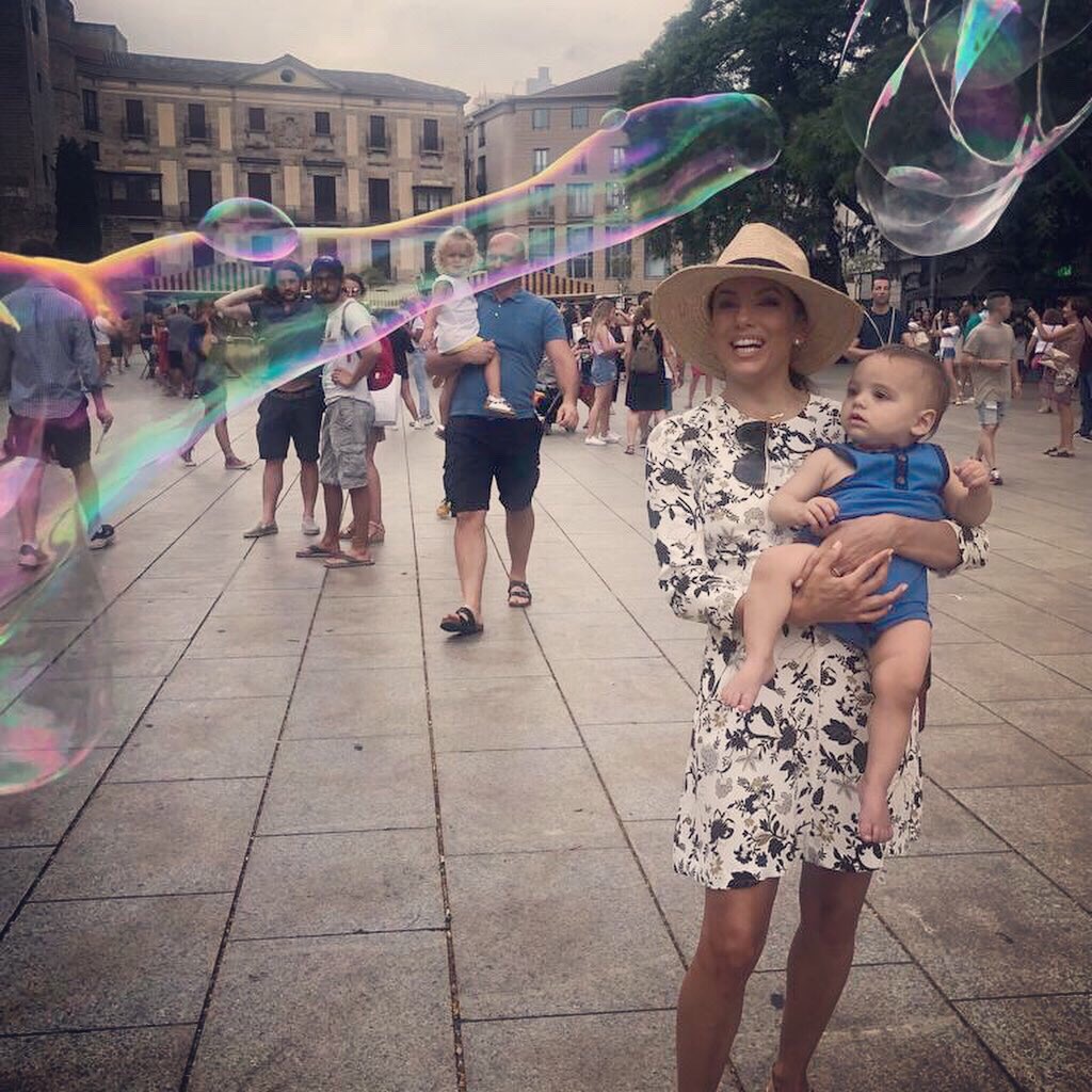 Bubbles, Barcelona and Baby! ???????? https://t.co/KS4P2YBe0U