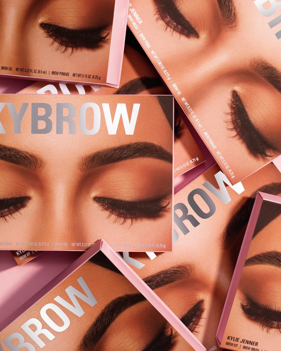 KYBROW restocks at 9am pst today!! Kits are back, and all individuals! https://t.co/bDaioh0mLn https://t.co/pGqCdK5voc