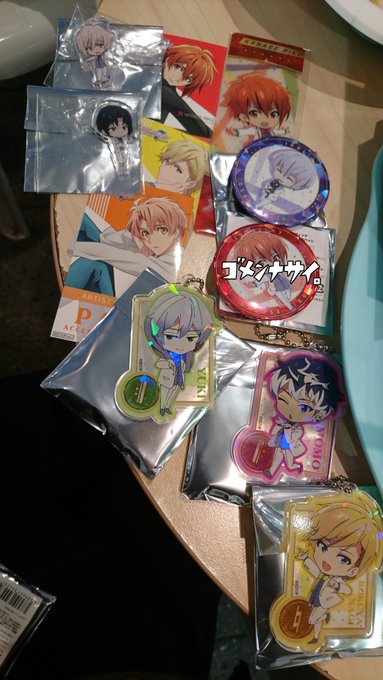 【 交換 】 アイナナ アイドリッシュセブン ツリビレ ツリービレッジ譲) 缶バッチ : 壮五 アクキー : ナギ 【 交換 】 アイナナ アイドリッシュセブン ツリビレ ツリービレッジ譲) 缶バッチ : 壮五 アクキー : ナギ