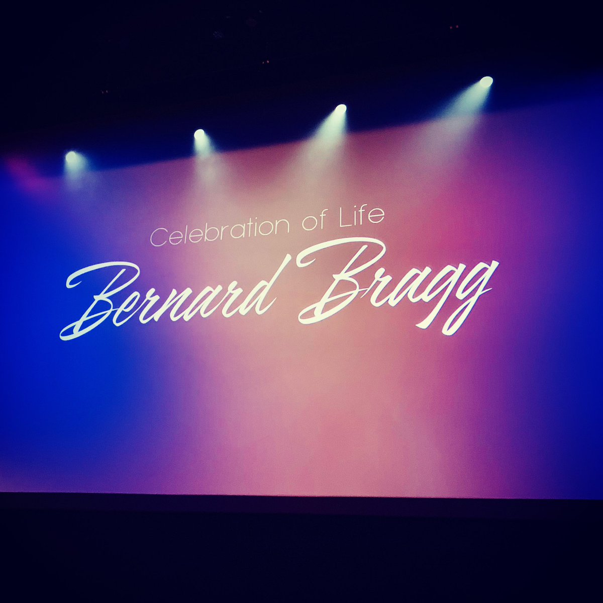 Celebrating the life of the father of Deaf Theater, Bernard Bragg. https://t.co/bZWqzJOzsy