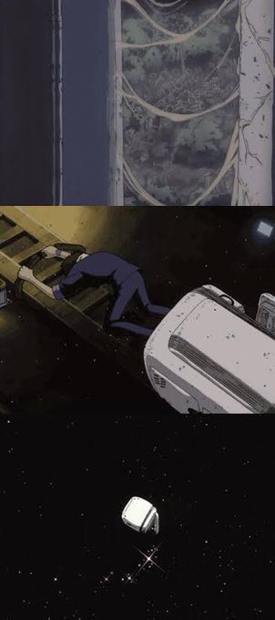 カウボーイビバップと言えば、クッソアホな騒動回のバイオハザード冷蔵庫がスペースダンディの星まで流れ着いててめっちゃ笑った カウボーイビバップと言えば、クッソアホな騒動回のバイオハザード冷蔵庫がスペースダンディの星まで流れ着いててめっちゃ笑った