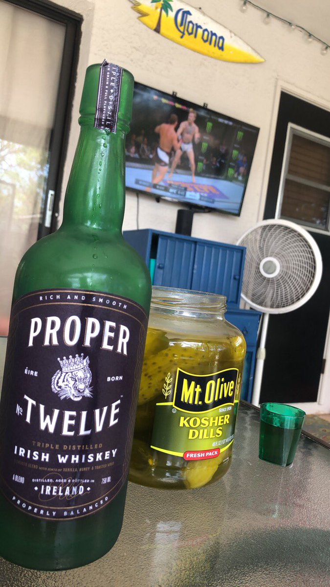 RT @devonshlevin: @ProperWhiskey and reruns of the ???? @TheNotoriousMMA for the old mans 50th birthday! ☘️ https://t.co/B7YHjP2kdG