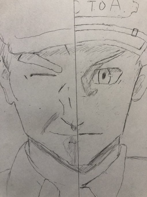 #ラクガキ#絵描きさんと繋がりたい #亜人#BACCANO!佐藤さんとレールトレイサー合わせれば「かっこいいんじゃね」と #ラクガキ#絵描きさんと繋がりたい #亜人#BACCANO!佐藤さんとレールトレイサー合わせれば「かっこいいんじゃね」と