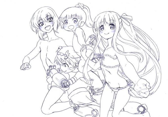 ヒロイン集合!「夏2」#ナイツアンドマジック #魔法陣グルグル #メイドインアビス #天使の3P ヒロイン集合!「夏2」#ナイツアンドマジック #魔法陣グルグル #メイドインアビス #天使の3P