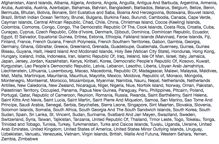 HERE IS THE LIST OF COUNTRIES I CAN SHIP TO, WOOO!!! 

i got you! https://t.co/9N9SDbzWpA