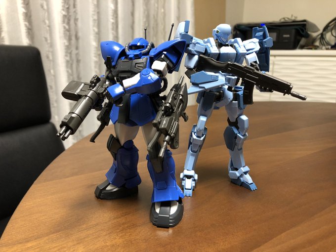 積みプラ消化M9アグレッサー部隊機アクト・ザクどっちもかっこいいなぁ〜(*´꒳`*)#ガンプラ#フルメタ 積みプラ消化M9アグレッサー部隊機アクト・ザクどっちもかっこいいなぁ〜(*´꒳`*)#ガンプラ#フルメタ