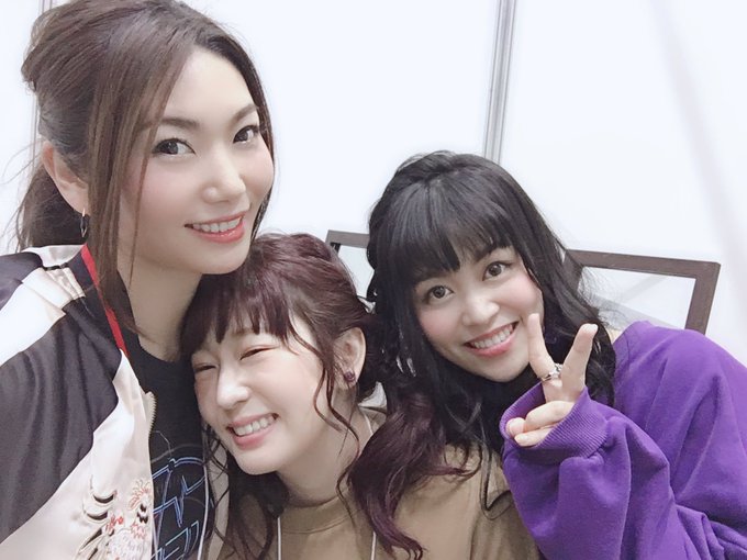 あいあいと櫻川さんと🌹✨#AnimeJapan2019 #バンドリ あいあいと櫻川さんと🌹✨#AnimeJapan2019 #バンドリ