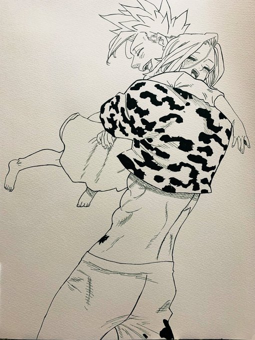 #七つの大罪#バン#エレイン#模写バンエレ描いたよ。どちらもいい笑顔(*´ω`*) #七つの大罪#バン#エレイン#模写バンエレ描いたよ。どちらもいい笑顔(*´ω`*)