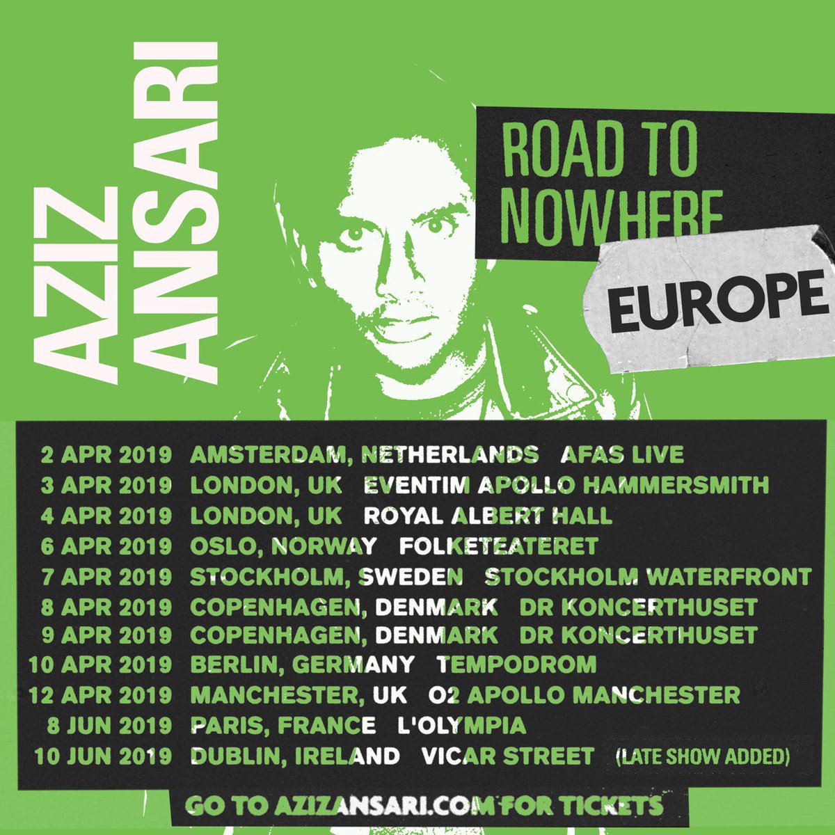 Kicking off the Europe run of my tour this week. Few tickets left at  