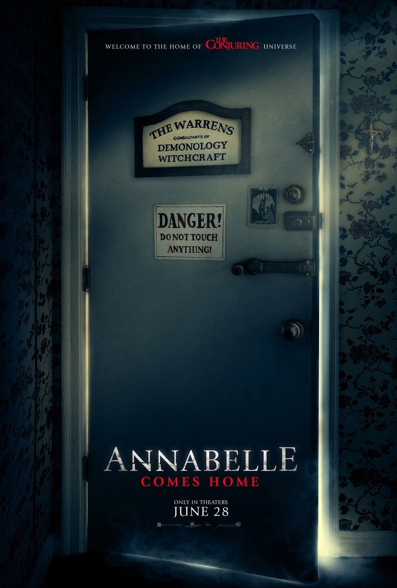 RT @ConjuringFilms: Welcome to the home of #TheConjuring Universe. See #AnnabelleComesHome, in theaters June 28. https://t.co/TDpJAuxsdO