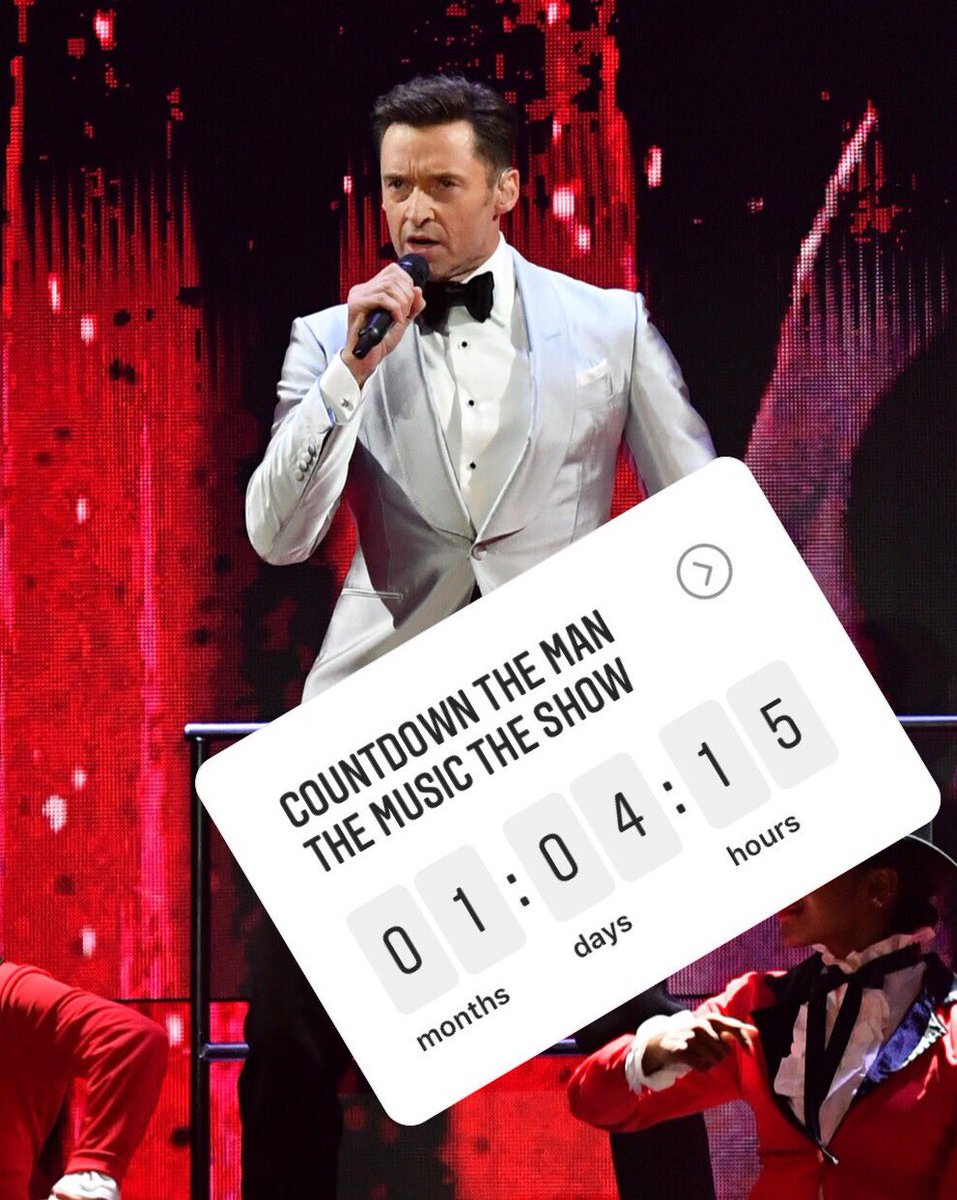 Countdown to #TheManTheMusicTheShow #ticktock https://t.co/SIwvnWAVXI