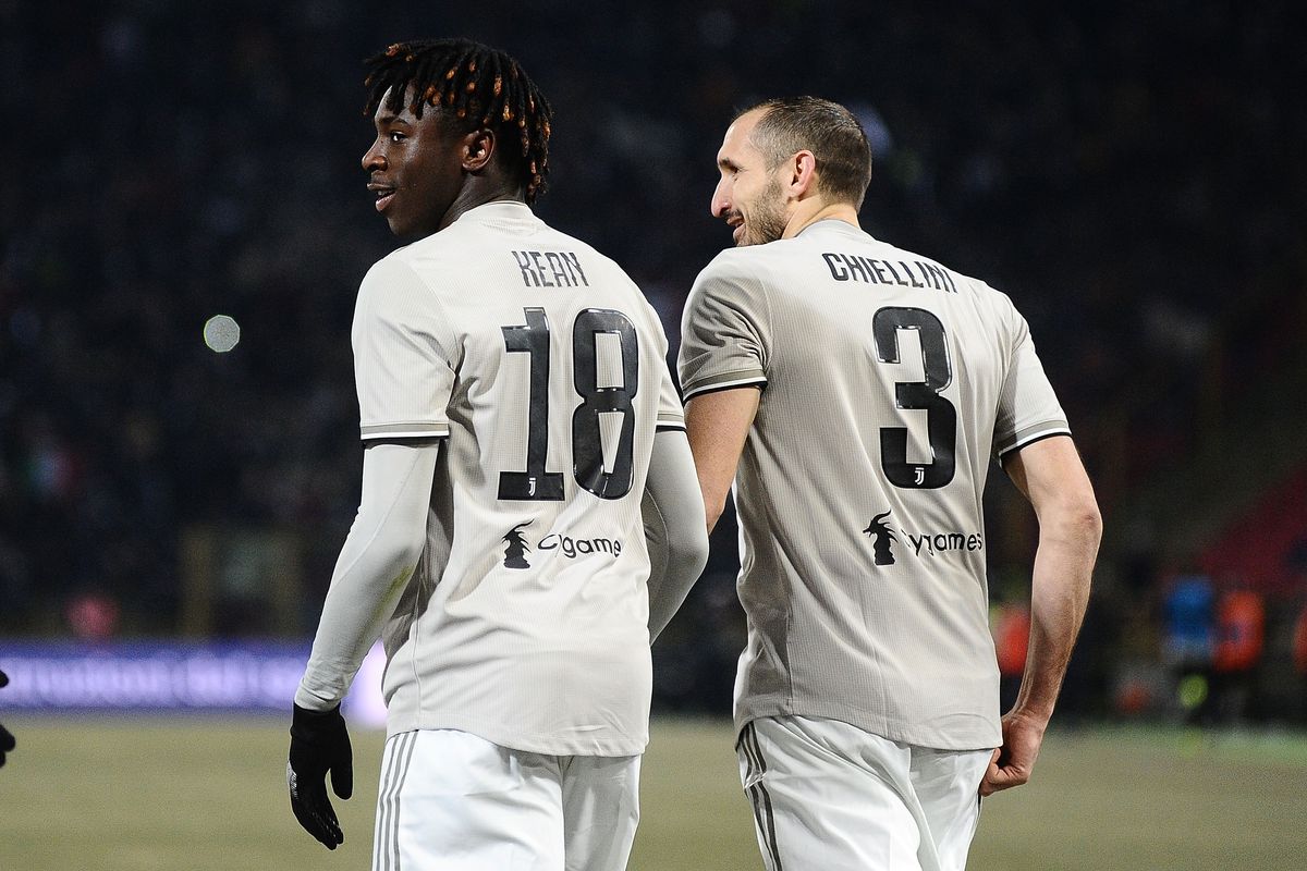 Afbeeldingsresultaat voor chiellini e moise kean