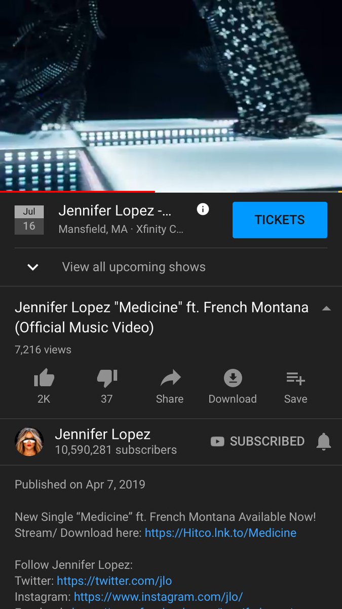 RT @isaacfromCT: @jlo’s new video for #medicine is straight fireeeeeeee????❤️ https://t.co/ufQaFsTyuH