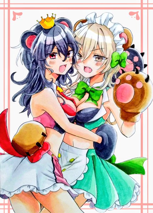 零薫ちゃん♀ユリ熊嵐パロガウガウ🐻 零薫ちゃん♀ユリ熊嵐パロガウガウ🐻