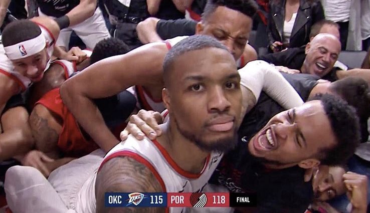 This photo literally says thousands of words @Dame_Lillard !!! https://t.co/xarHUzj9w8