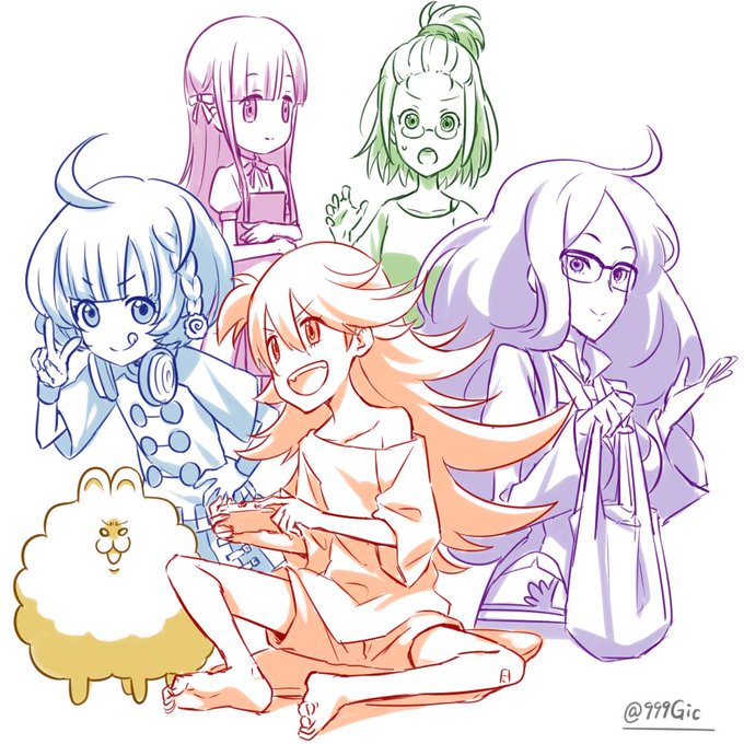 せっかくパンフを買って手元に資料があるわけだから、映画観たのとエレストでコラボキャラ全員そろった記念に集合絵~(ホントは せっかくパンフを買って手元に資料があるわけだから、映画観たのとエレストでコラボキャラ全員そろった記念に集合絵~(ホントは