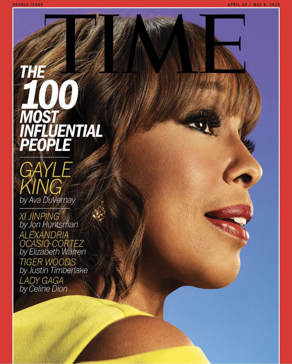 Congratulations @GayleKing for always being a guiding light in journalism and beyond! #time100 https://t.co/3EoOmknqTN