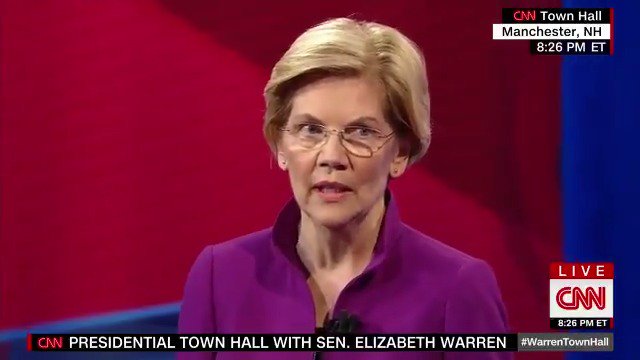 RT @ewarren: There is no political inconvenience exception to the United States Constitution. #WarrenTownHall https://t.co/eblFRnsNrd