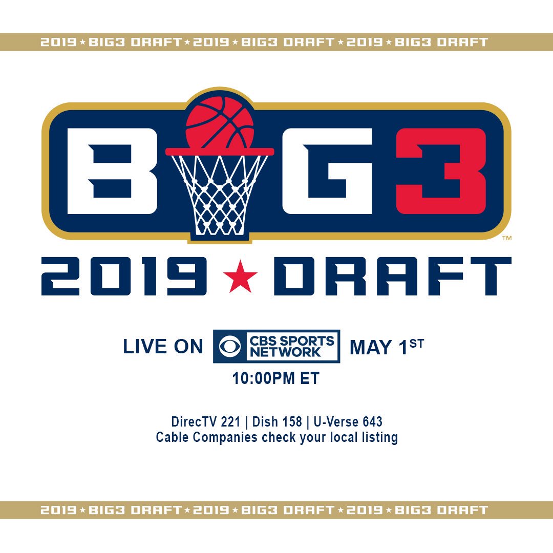 May Day! May Day!???????????? ⁦@thebig3⁩ draft is May 1st. https://t.co/Wj75VpzFAx