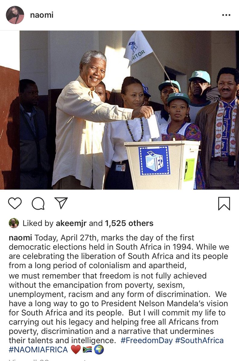 #FreedomDay #SouthAfrica #NAOMIAFRICA ♥️ ???????? ???? https://t.co/PXs8VEZGbt