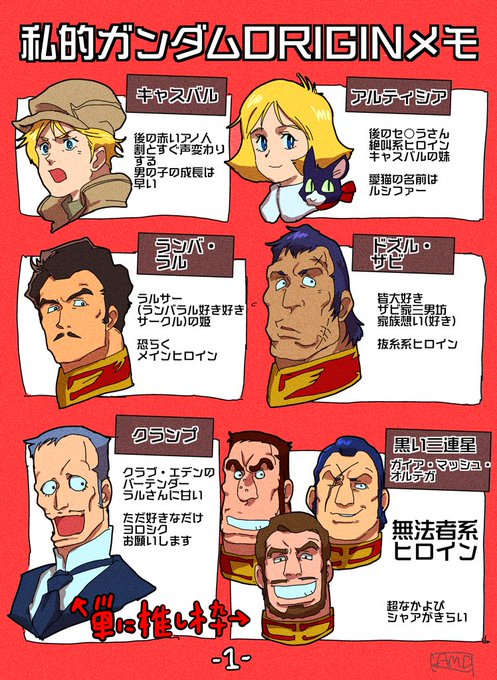 ガンダムTHE ORIGIN NHK総合 毎週日曜24:35〜OPもEDとても格好良いのと、出てくるおじさん皆可愛いので ガンダムTHE ORIGIN NHK総合 毎週日曜24:35〜OPもEDとても格好良いのと、出てくるおじさん皆可愛いので